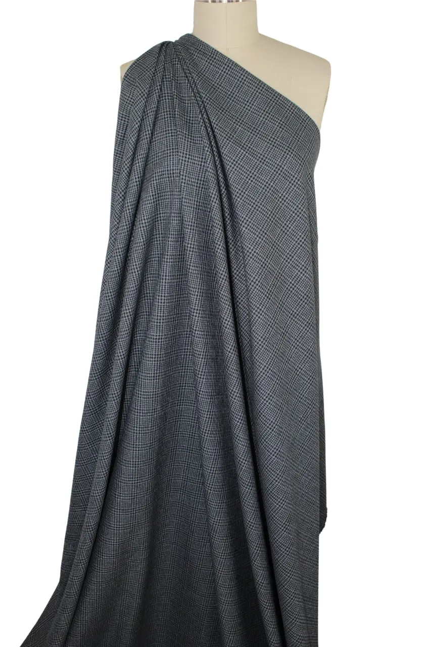 2 1/4 yards of Glen Plaid Cotton Flannel - Gray/Black