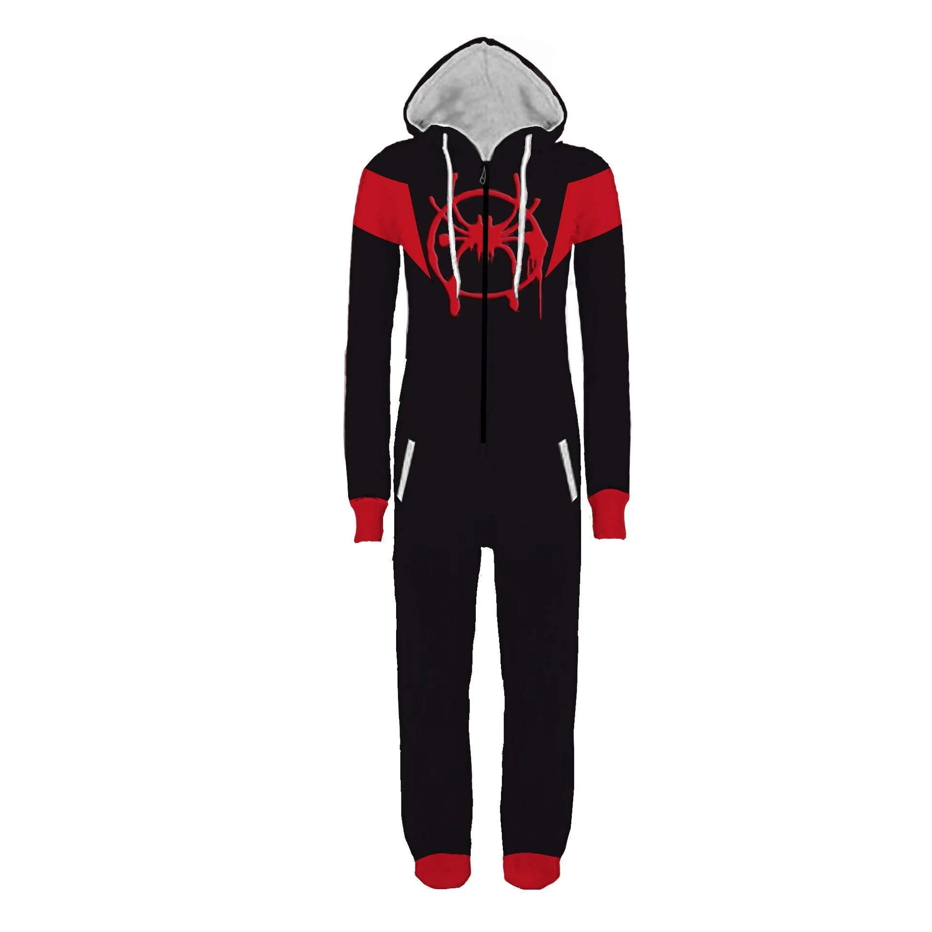 Adult Men's Super Hero Spider-man Deadpool The Flash One Piece costume Jumpsuit