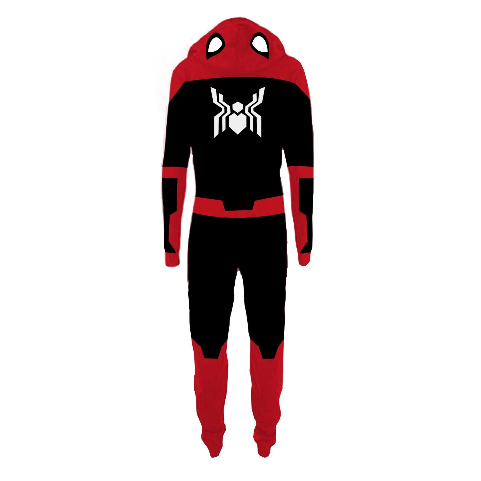 Adult Men's Super Hero Spider-man Deadpool The Flash One Piece costume Jumpsuit