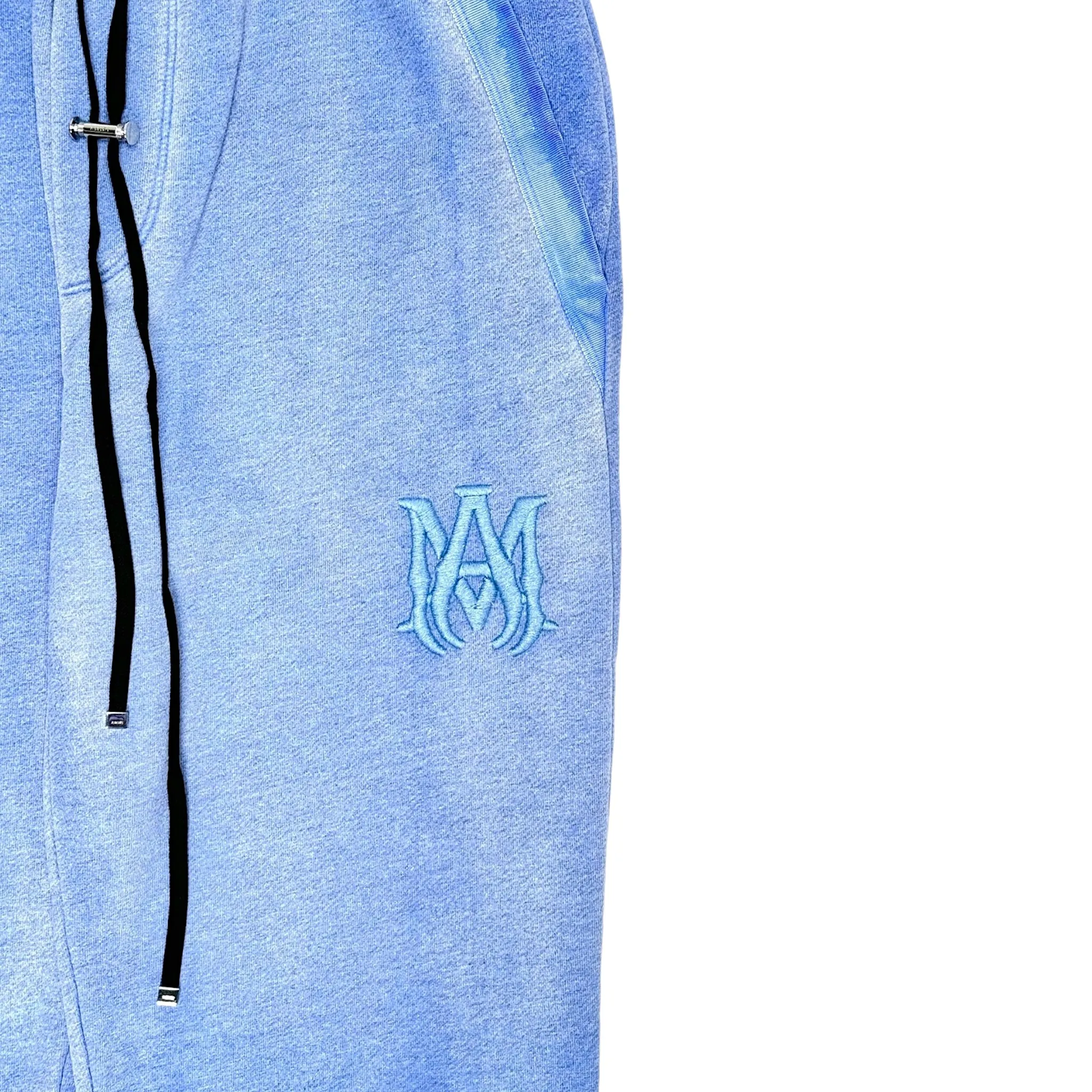 Amiri Tonal M.A. Logo Sweatpants Blue