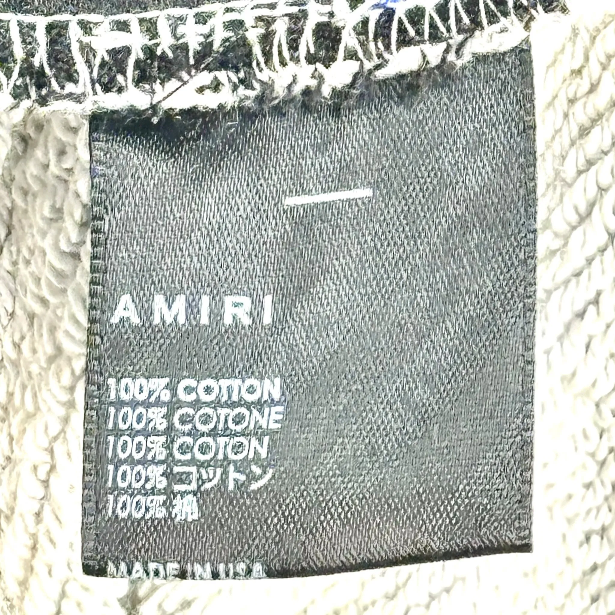 Amiri Tonal M.A. Logo Sweatpants Blue