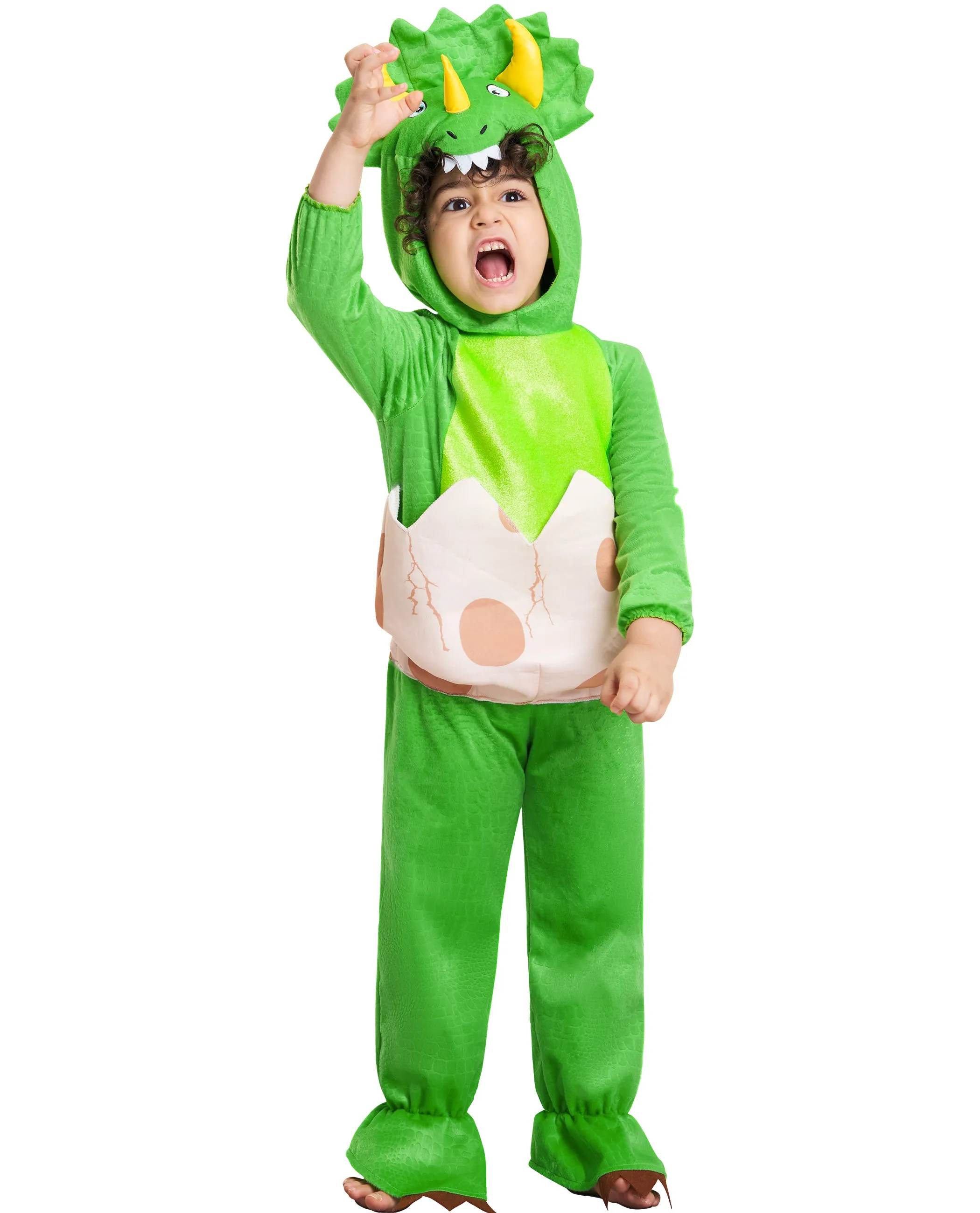 Baby Toddlers Eggshell Dinosaur Jumpsuit
