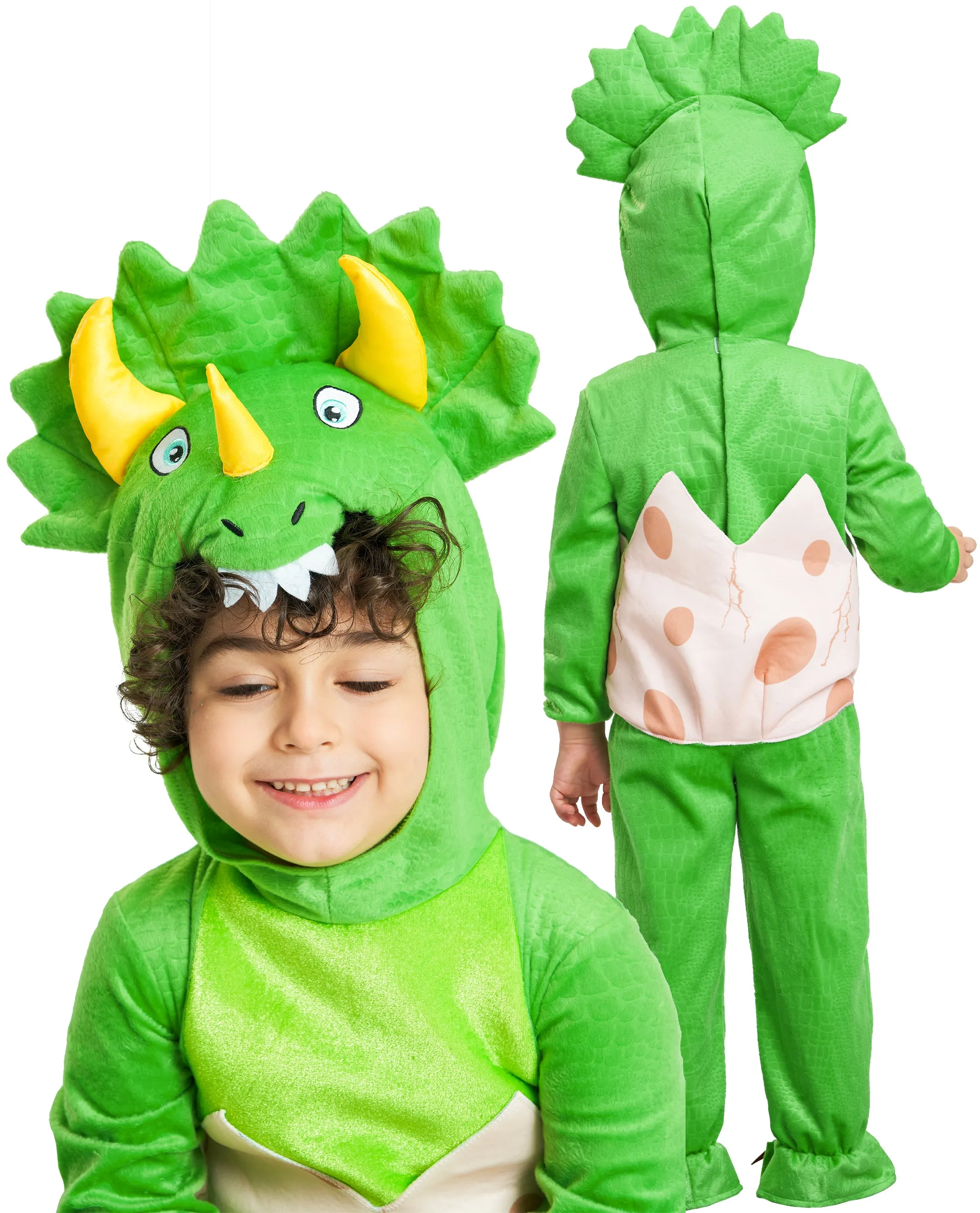 Baby Toddlers Eggshell Dinosaur Jumpsuit