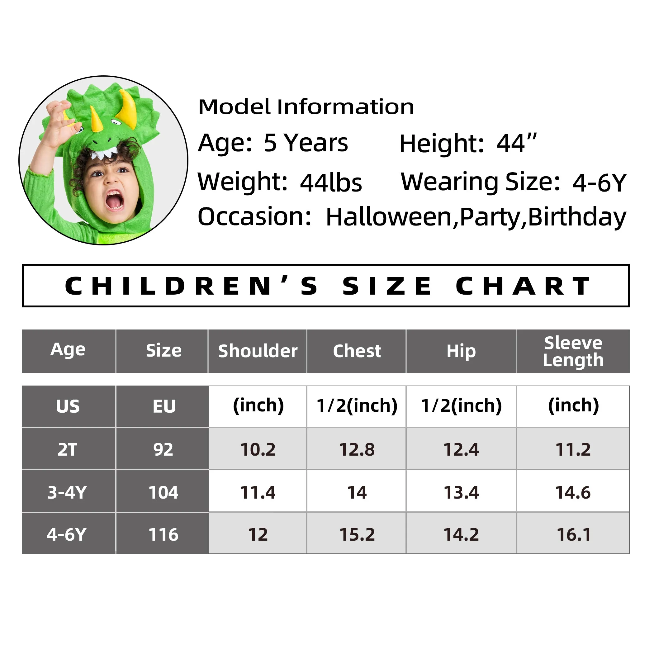 Baby Toddlers Eggshell Dinosaur Jumpsuit