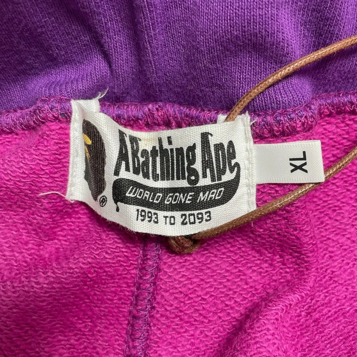 BAPE Color Camo Tiger Sweatpants Purple