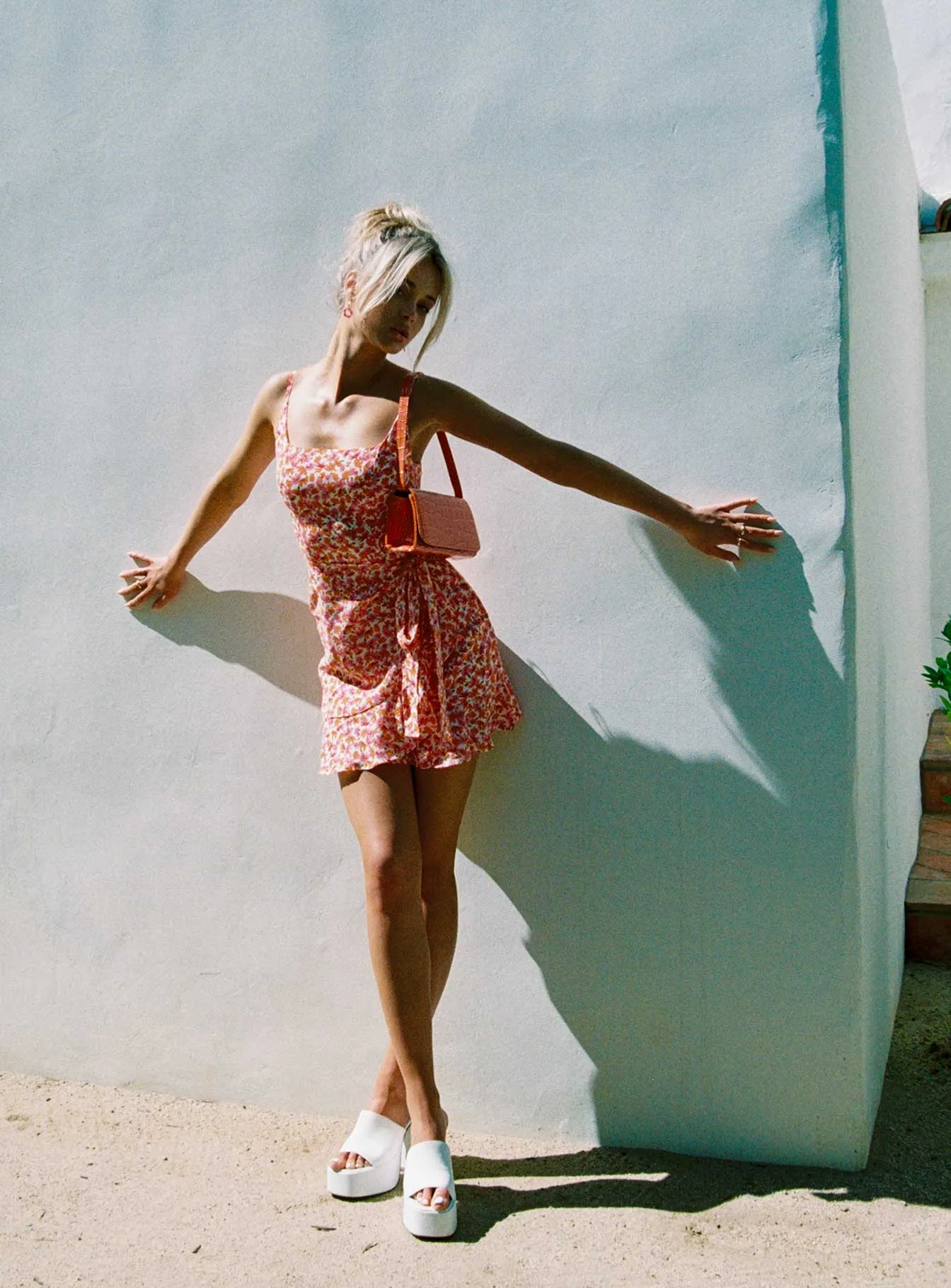 Cottage Hill Mini Dress Pink Floral
