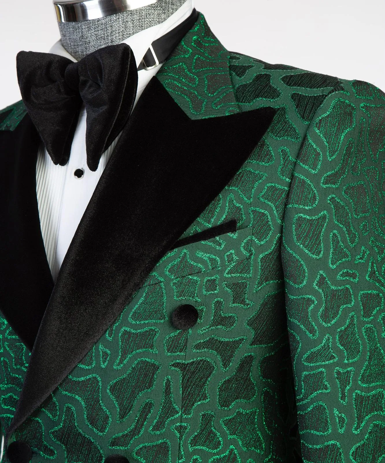 Designer Dark Green Tuxedo Wedding