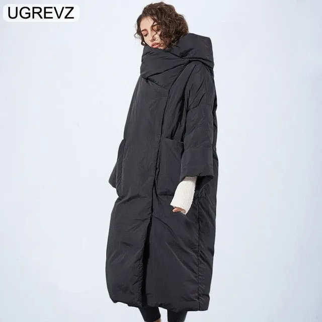 Fashion Elegant Women Parka 2018 Winter Jacket Women