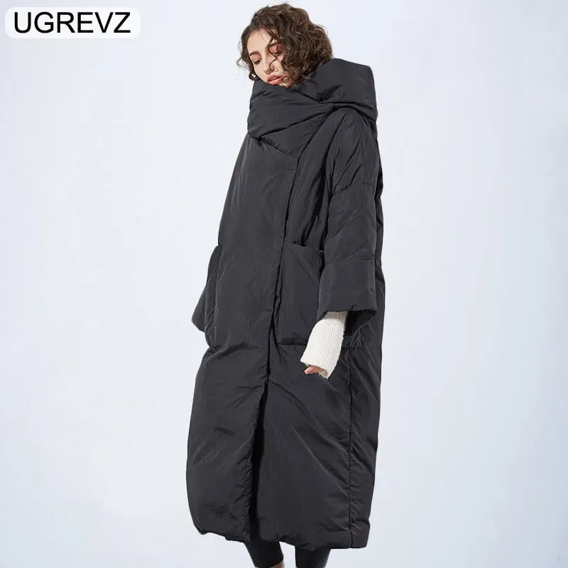 Fashion Elegant Women Parka 2018 Winter Jacket Women