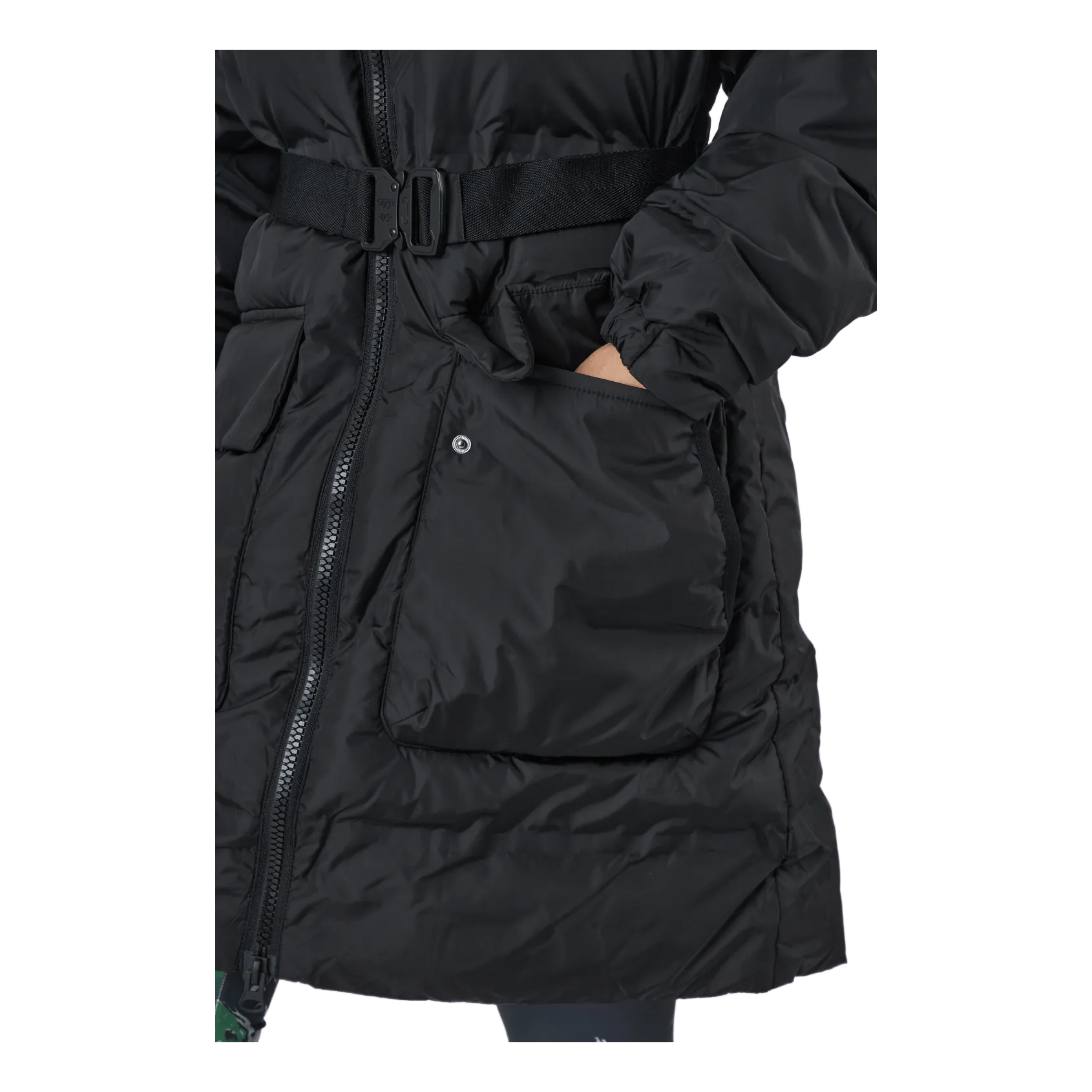 Faun Padded Parka W Black