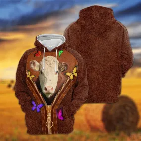 Hereford Zipper Sewing To Leather Hoodie