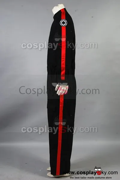 Imperial Tie Fighter Pilot Black Flightsuit Uniform Jumpsuit B