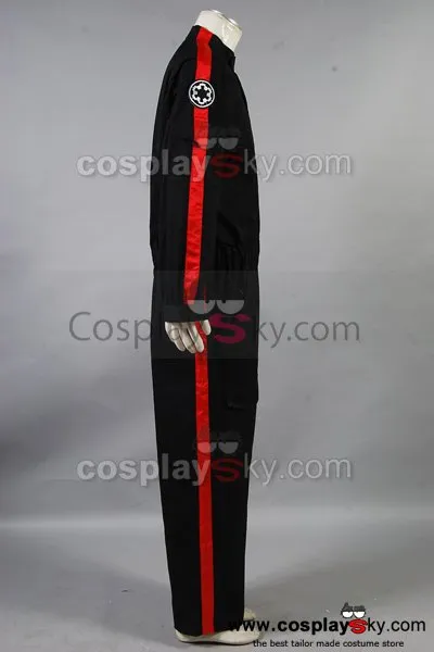 Imperial Tie Fighter Pilot Black Flightsuit Uniform Jumpsuit B