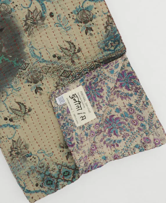 Kantha Quilt Throw - No. 240602