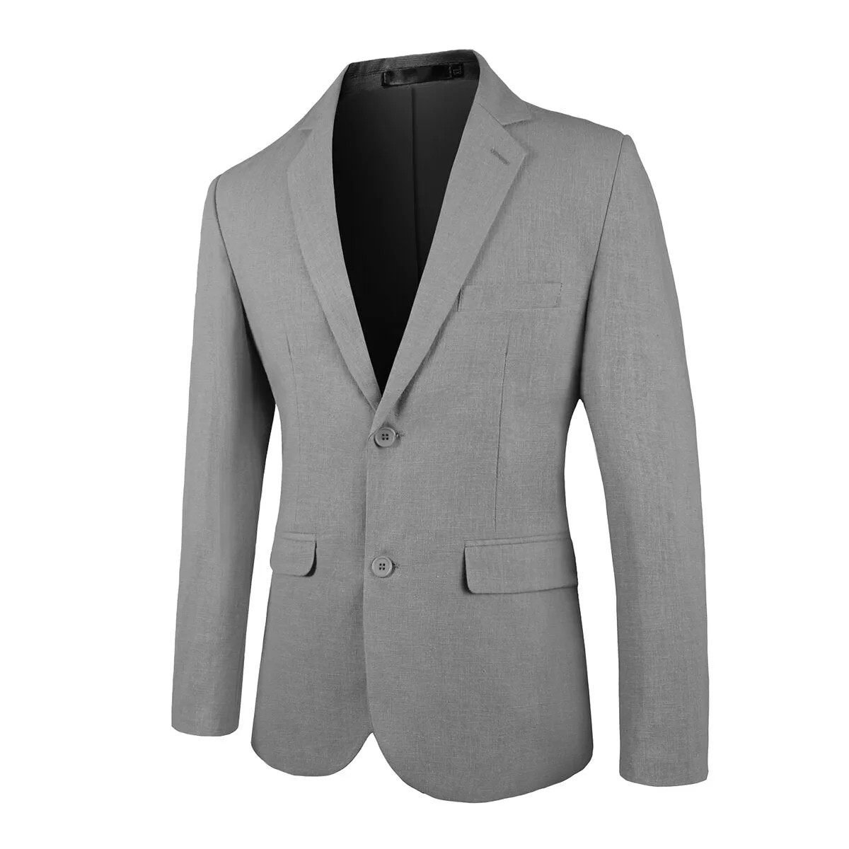 Men's Lightweight Breathable Casual Jacket Blazer Grey