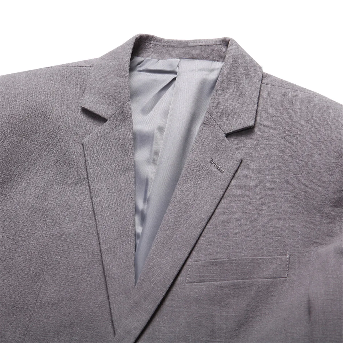 Men's Lightweight Breathable Casual Jacket Blazer Grey