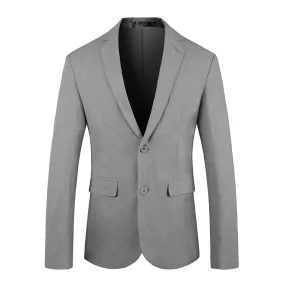 Men's Lightweight Breathable Casual Jacket Blazer Grey