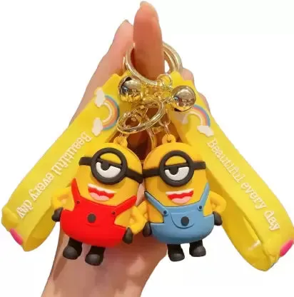 Minion | Jumpsuit | Silicone Lanyard Keychain