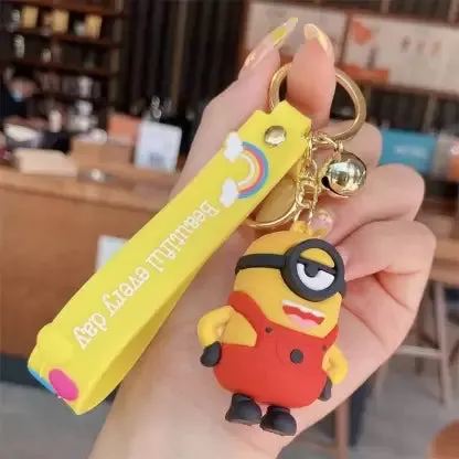 Minion | Jumpsuit | Silicone Lanyard Keychain