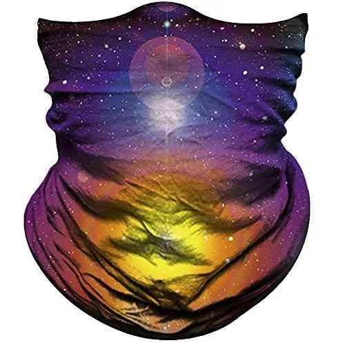 Obacle Seamless Bandana for Rave Face Mask Dust Wind UV Sun Protection Durable Neck Gaiter Tube Mask Headwear Bandana Face Mask for Men Women Festival Party Motorcycle Riding Fishing Hunting Outdoor