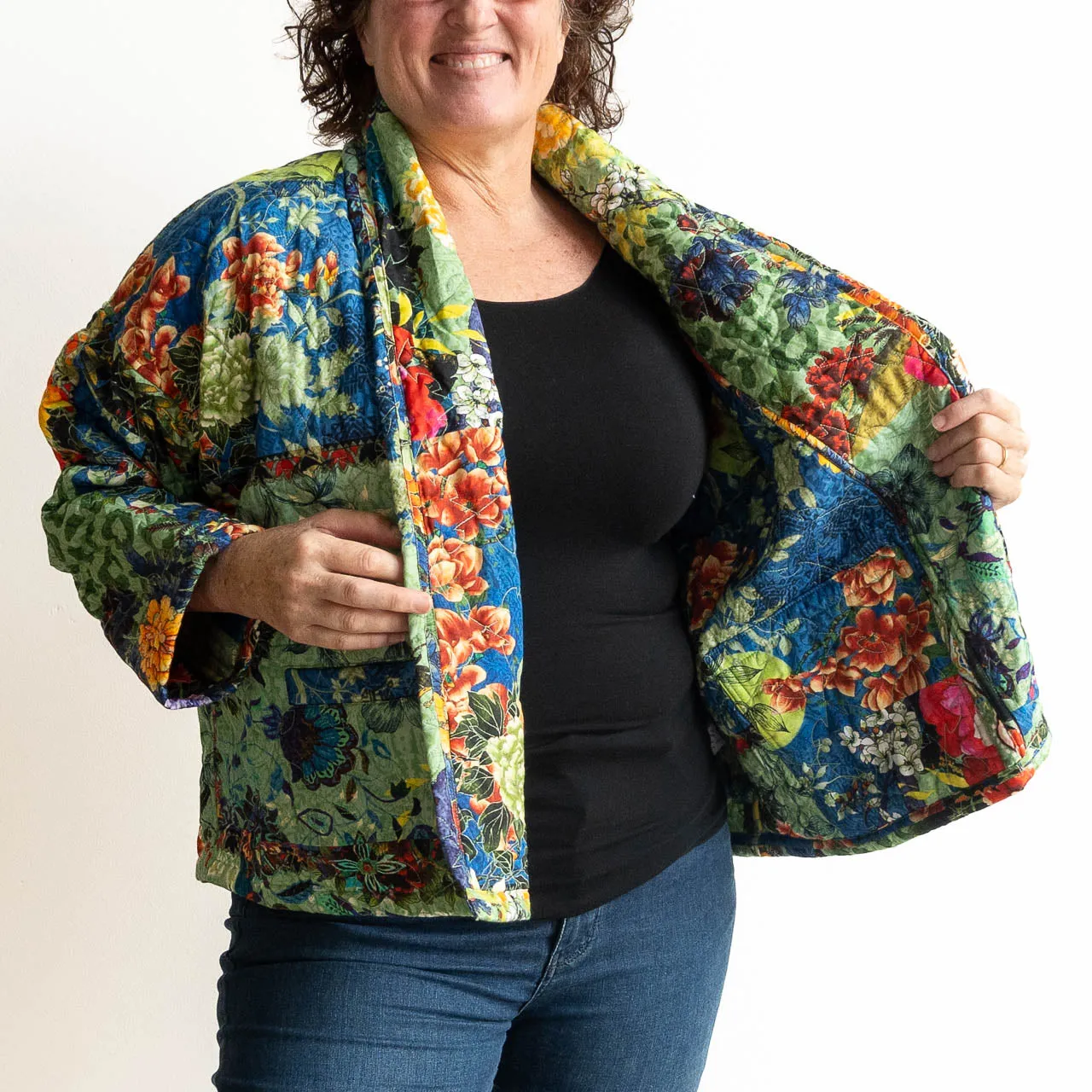 Quilted Crop Jacket by Escape - Medellin - 3333