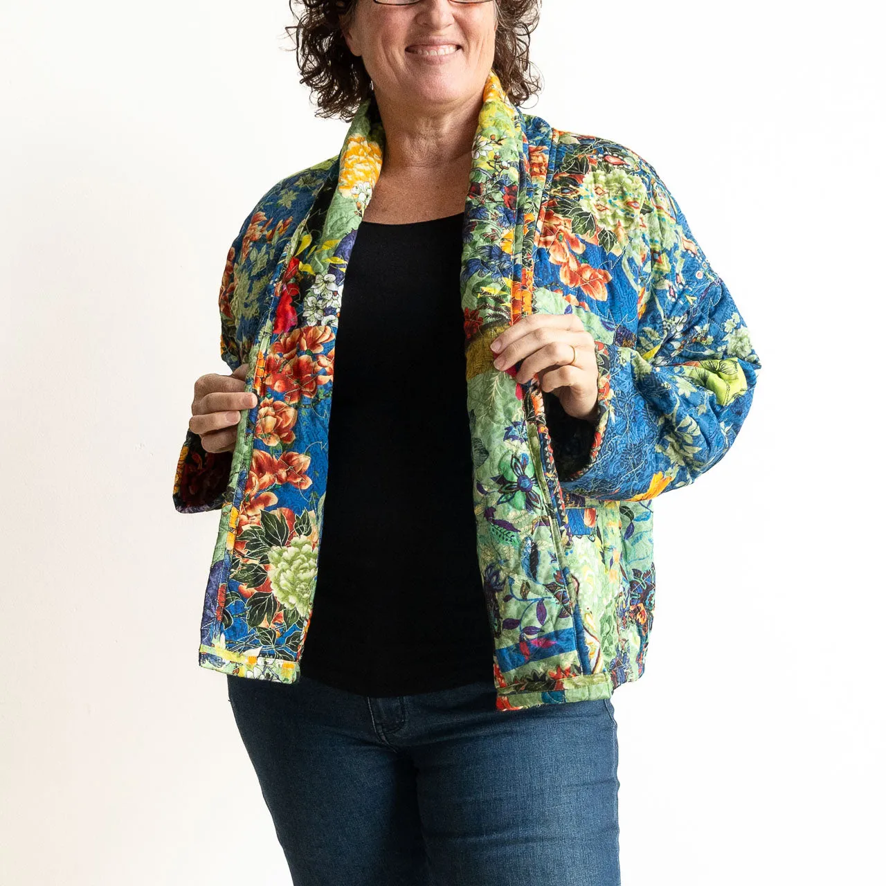 Quilted Crop Jacket by Escape - Medellin - 3333