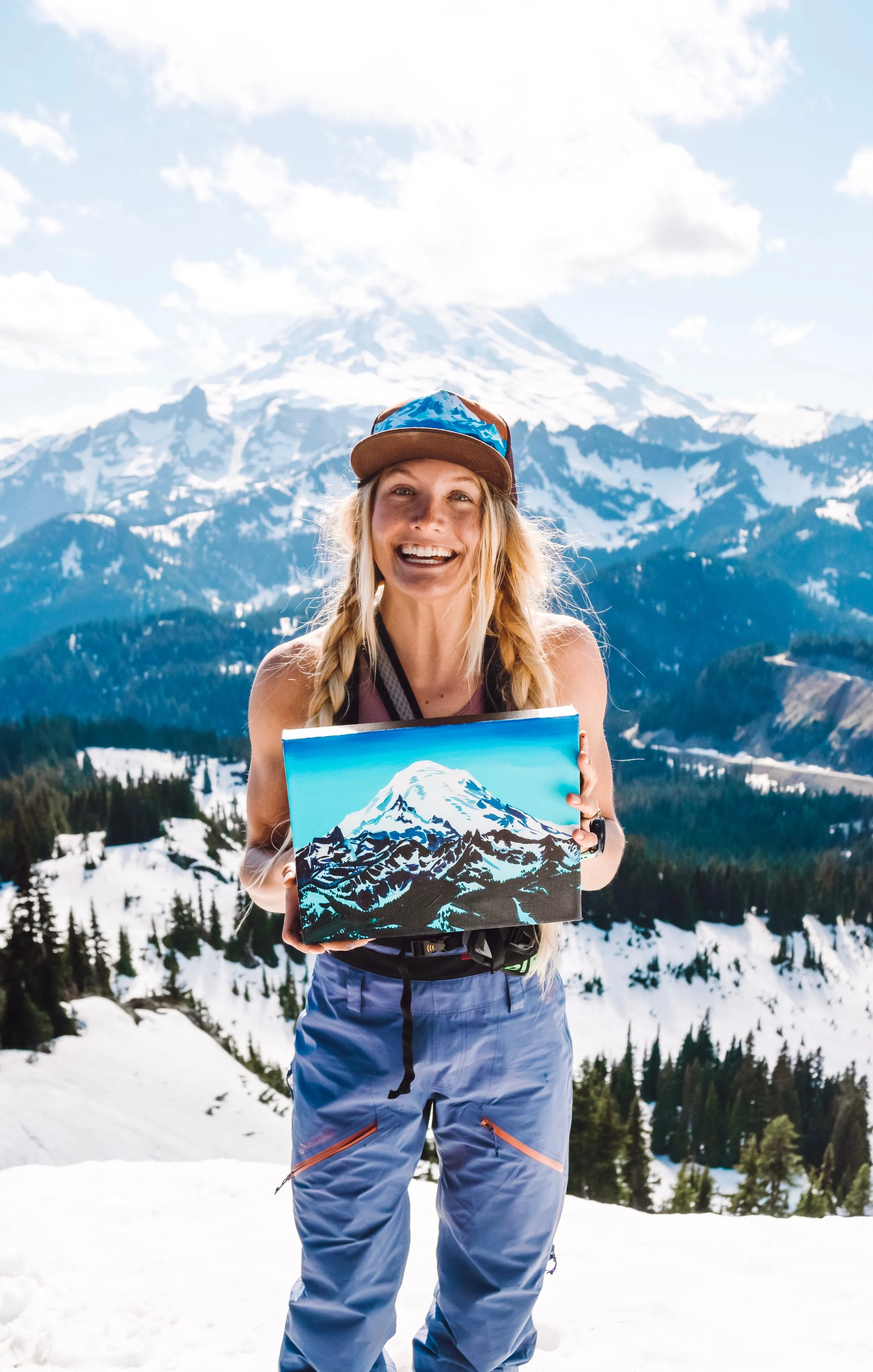 Rainier Twilight // Giclee Paper Print