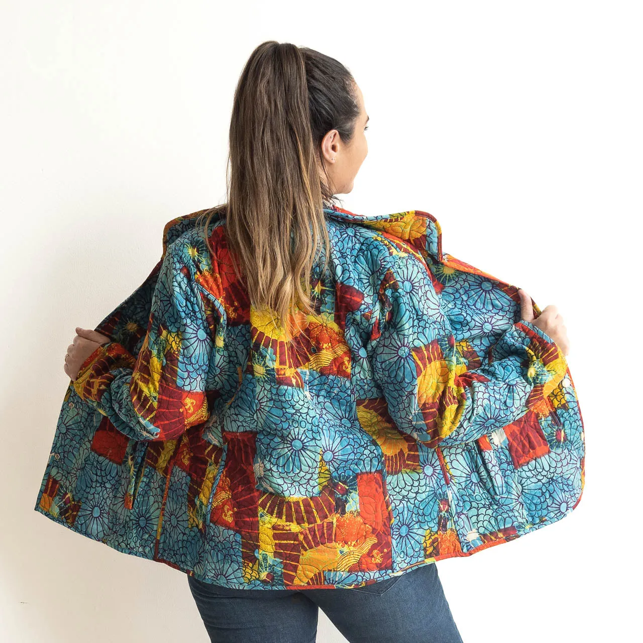 Reversible Quilted Coat by Orientique Australia - Billie Jean - 62713