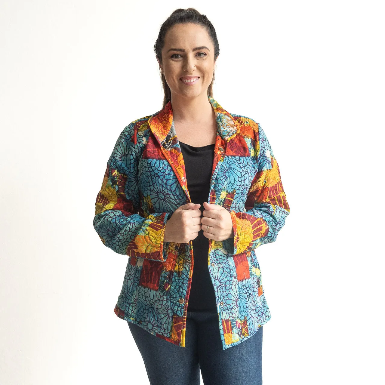 Reversible Quilted Coat by Orientique Australia - Billie Jean - 62713