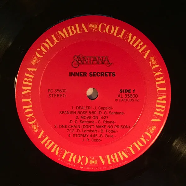 Santana - Inner Secrets (LP, Album) (VG )