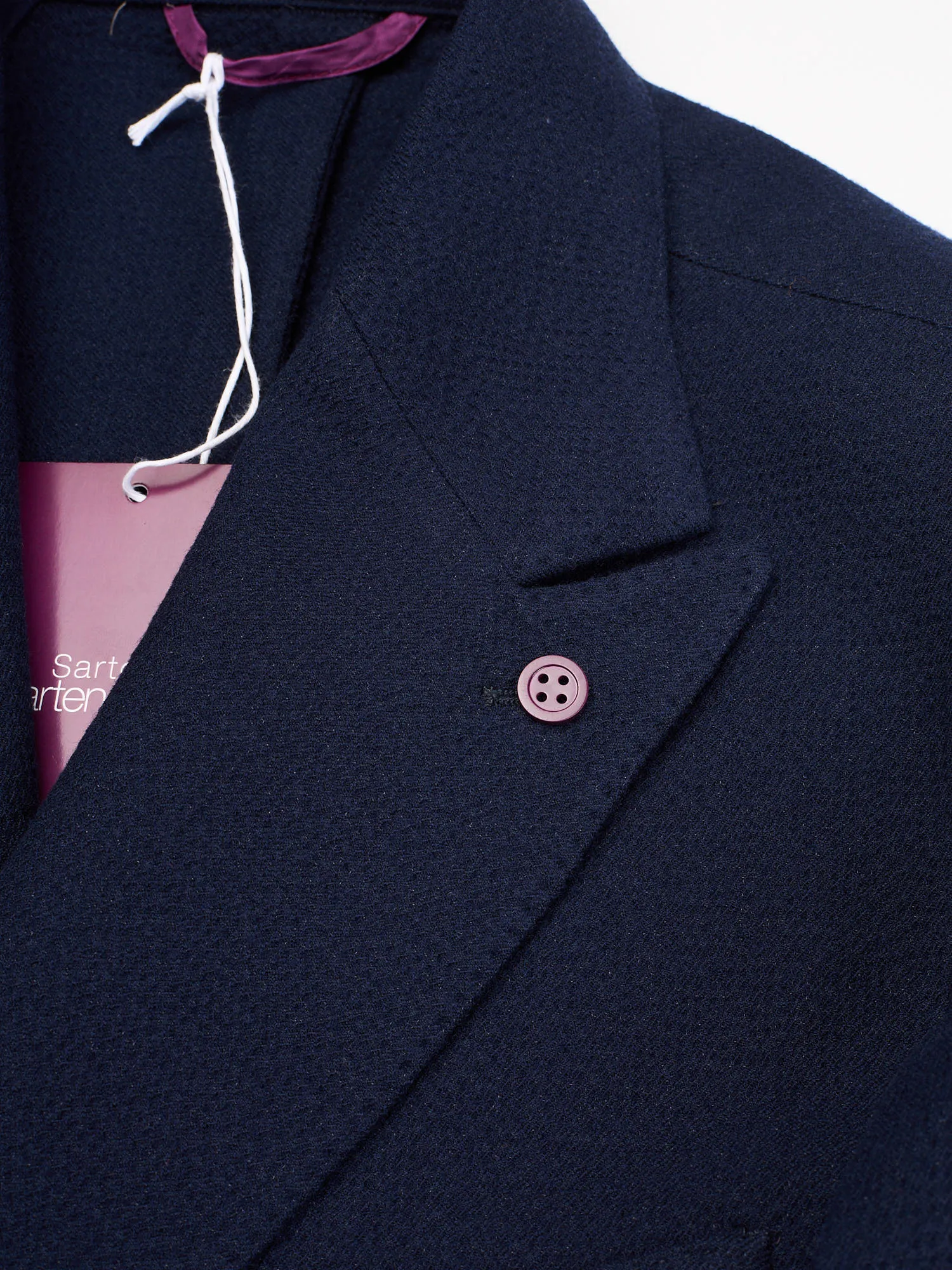 SARTORIA PARTENOPEA Navy DB Jacket Blazer EU 50 NEW US 40 Current Model