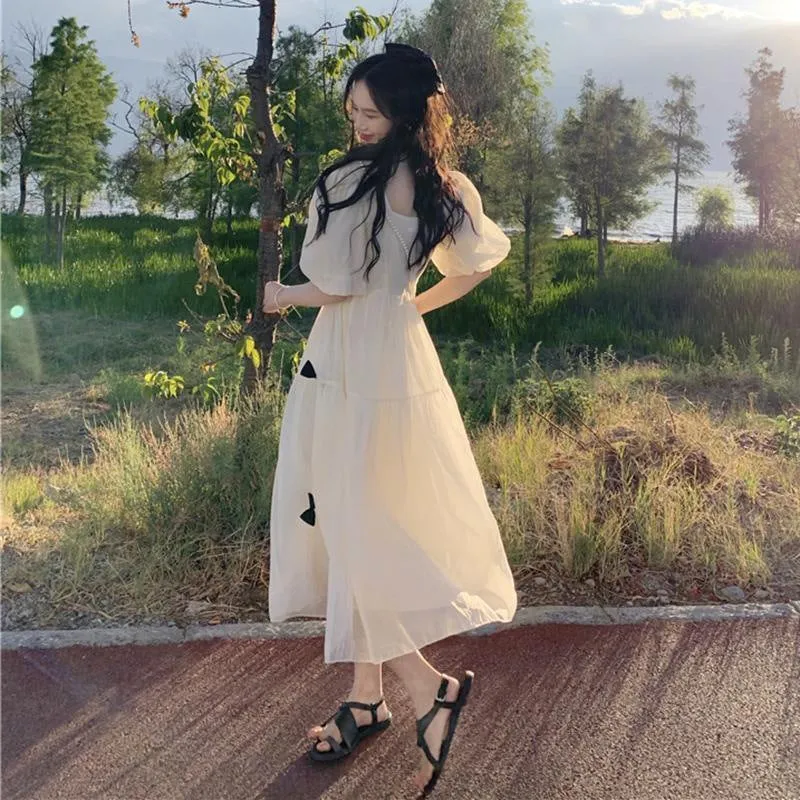 Style Gentle Fairy Dress Summer 2024 New First Love Super Fairy Sweet Escape Princess Dress