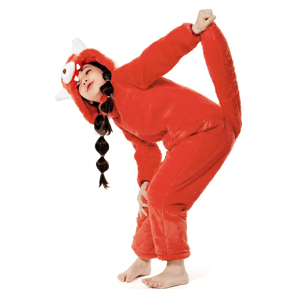 Turning Red Mei Jumpsuit Sleepwear Outfits Cosplay Costume Halloween Carnival Suit