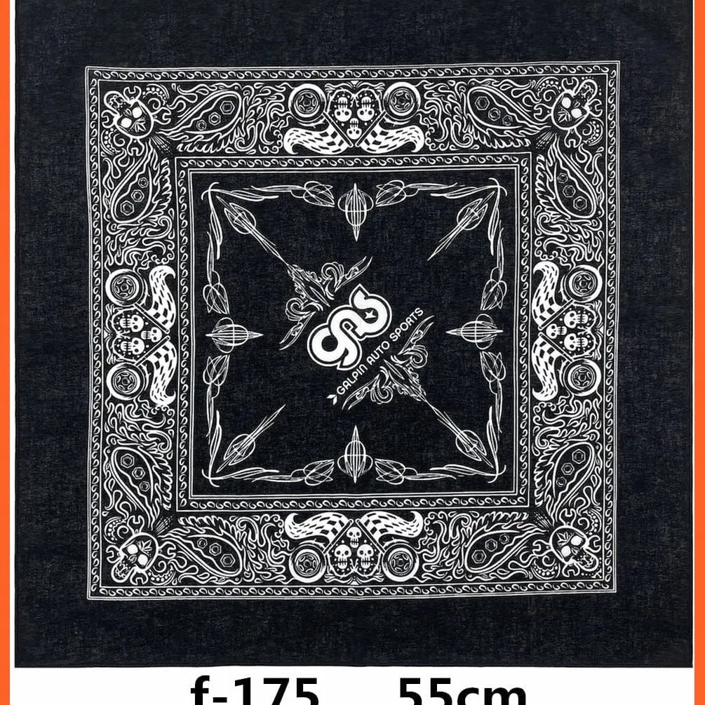 Unisex Cotton Hip Hop Bandana Headwear Scarf | Women Wrist Wrap Head Square Handkerchief