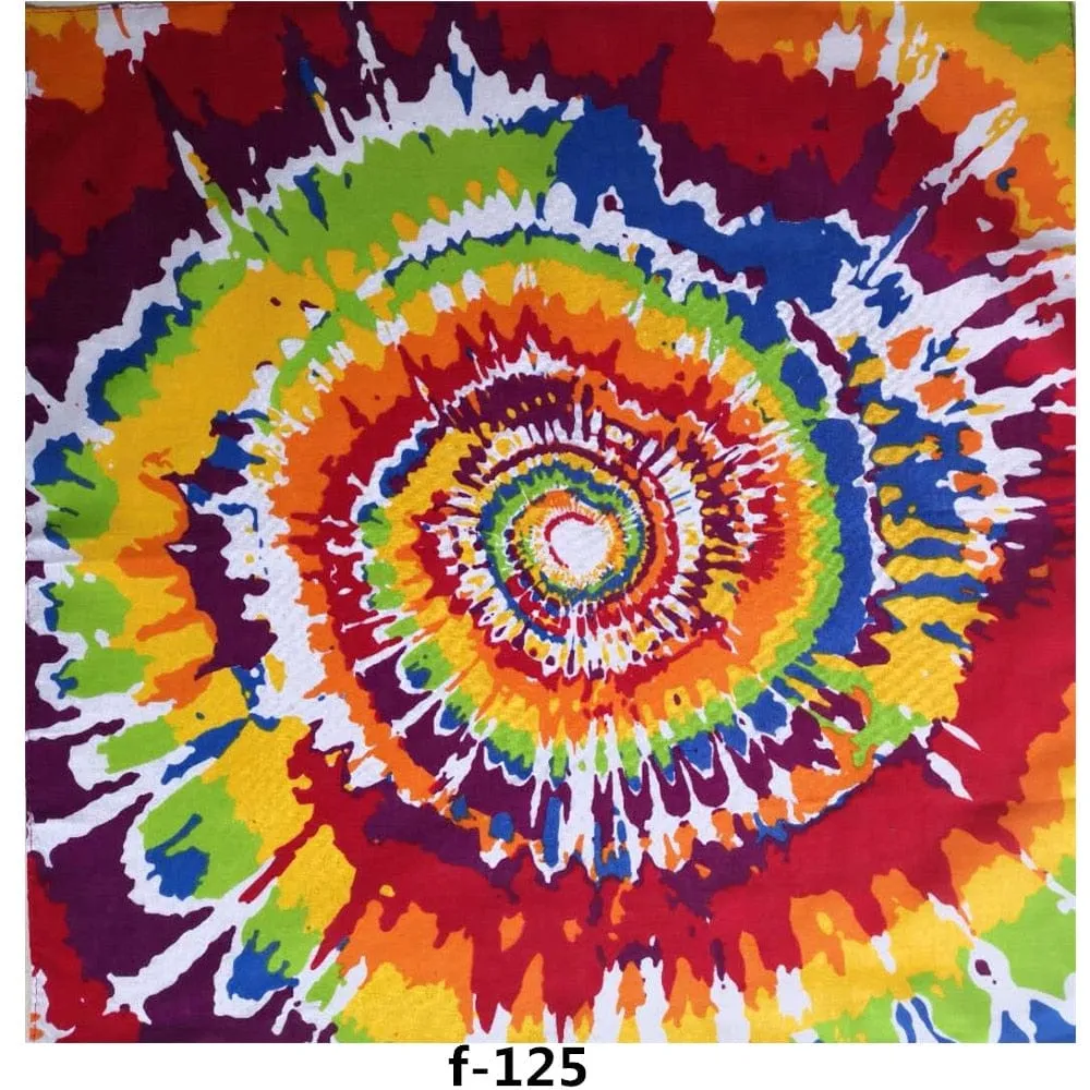 Unisex Cotton Hip Hop Bandana Headwear Scarf | Women Wrist Wrap Head Square Handkerchief