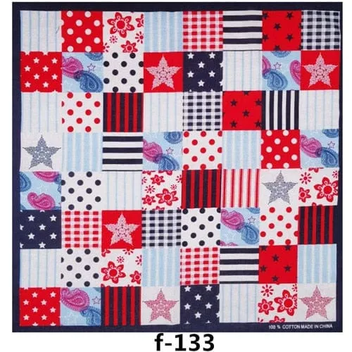 Unisex Cotton Hip Hop Bandana Headwear Scarf | Women Wrist Wrap Head Square Handkerchief
