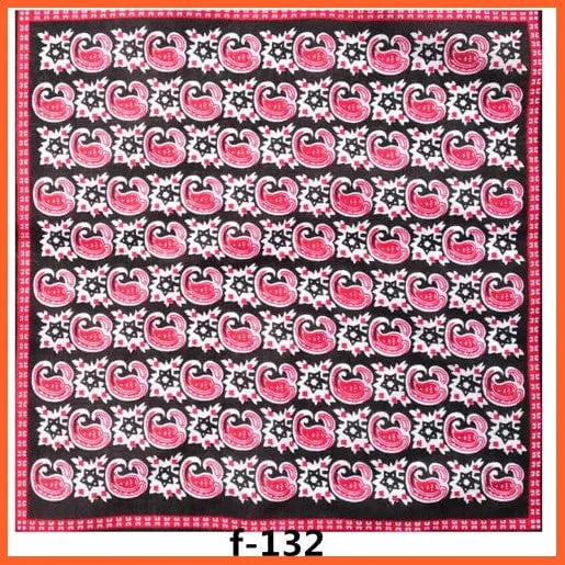 Unisex Cotton Hip Hop Bandana Headwear Scarf | Women Wrist Wrap Head Square Handkerchief