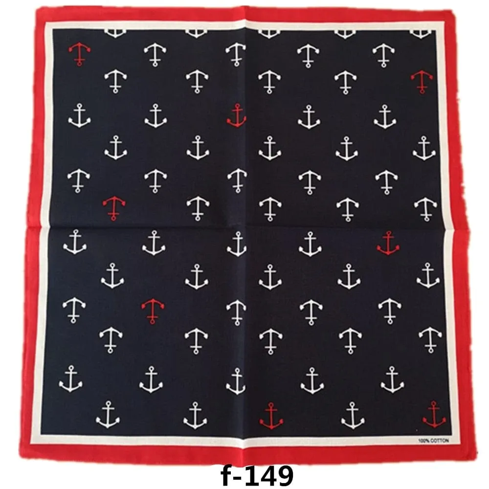 Unisex Cotton Hip Hop Bandana Headwear Scarf | Women Wrist Wrap Head Square Handkerchief