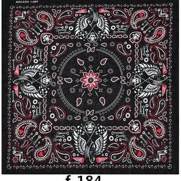 Unisex Cotton Hip Hop Bandana Headwear Scarf | Women Wrist Wrap Head Square Handkerchief
