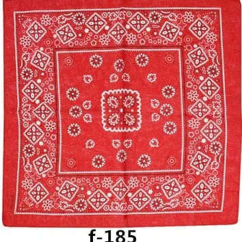 Unisex Cotton Hip Hop Bandana Headwear Scarf | Women Wrist Wrap Head Square Handkerchief