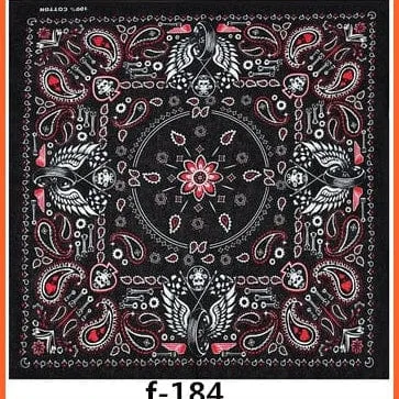 Unisex Cotton Hip Hop Bandana Headwear Scarf | Women Wrist Wrap Head Square Handkerchief