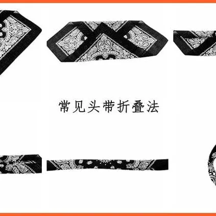Unisex Cotton Hip Hop Bandana Headwear Scarf | Women Wrist Wrap Head Square Handkerchief
