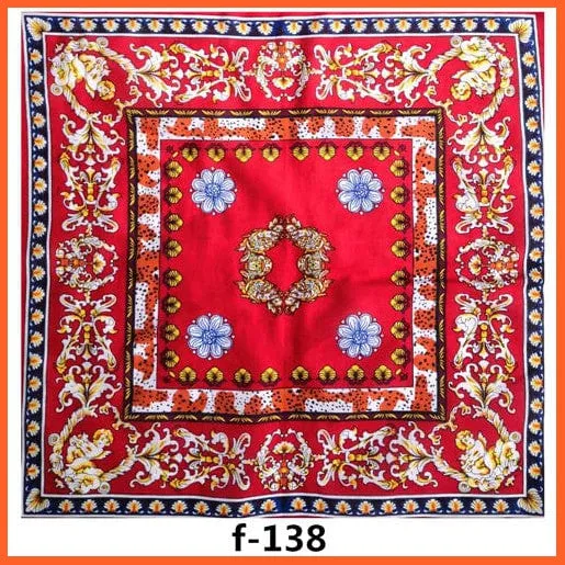 Unisex Cotton Hip Hop Bandana Headwear Scarf | Women Wrist Wrap Head Square Handkerchief