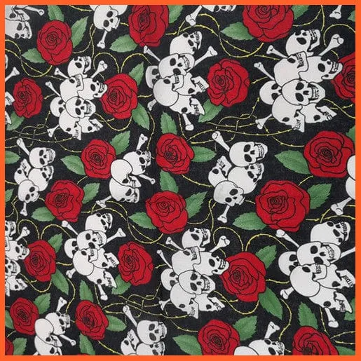 Unisex Cotton Hip Hop Bandana Headwear Scarf | Women Wrist Wrap Head Square Handkerchief