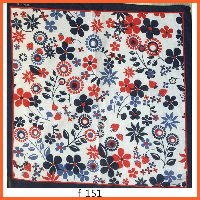 Unisex Cotton Hip Hop Bandana Headwear Scarf | Women Wrist Wrap Head Square Handkerchief