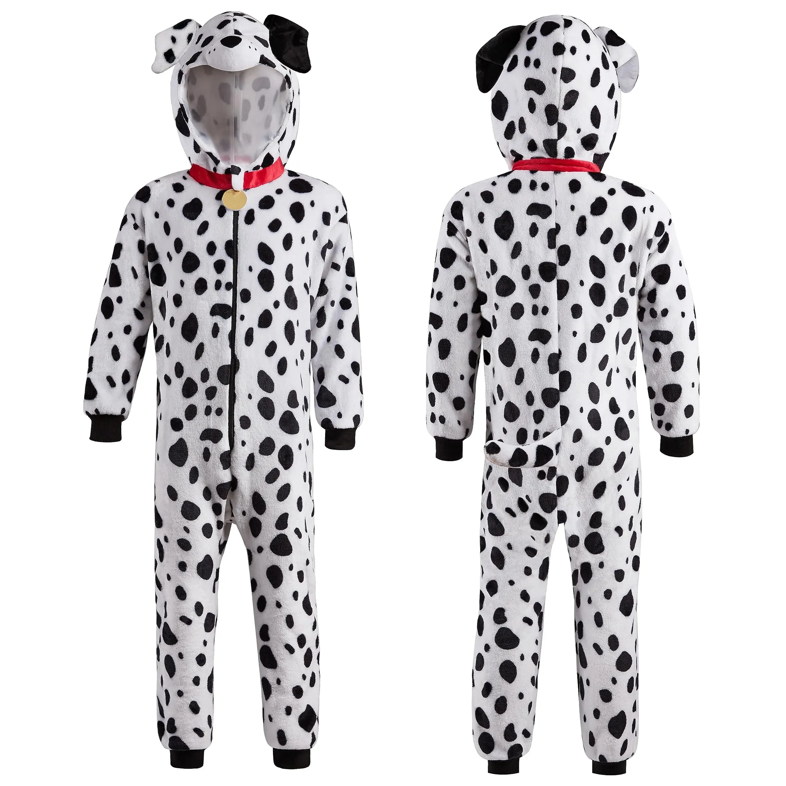 Unisex Kids Dalmatian Jumpsuit Halloween Pajamas