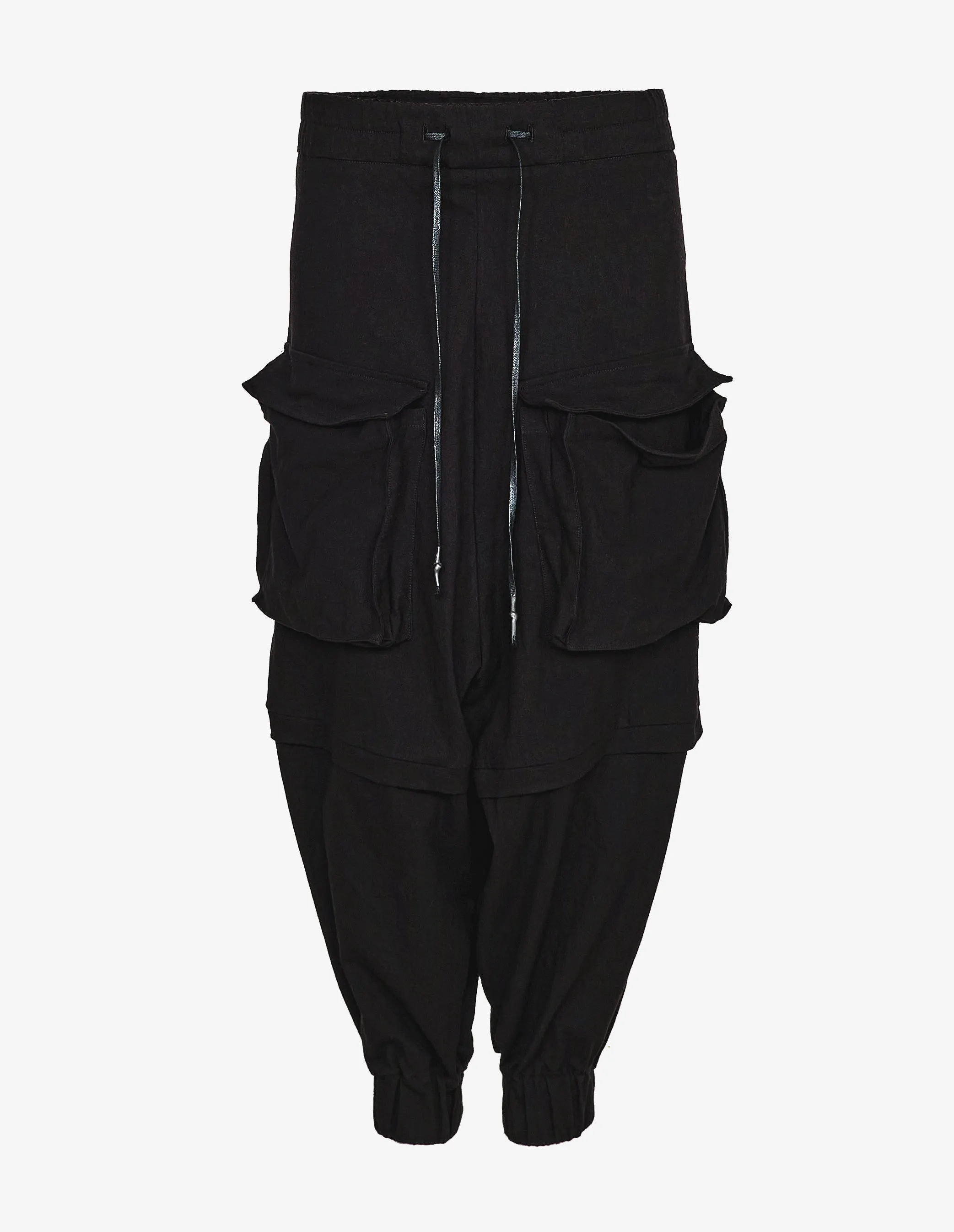 Wide-leg Cargo Pants