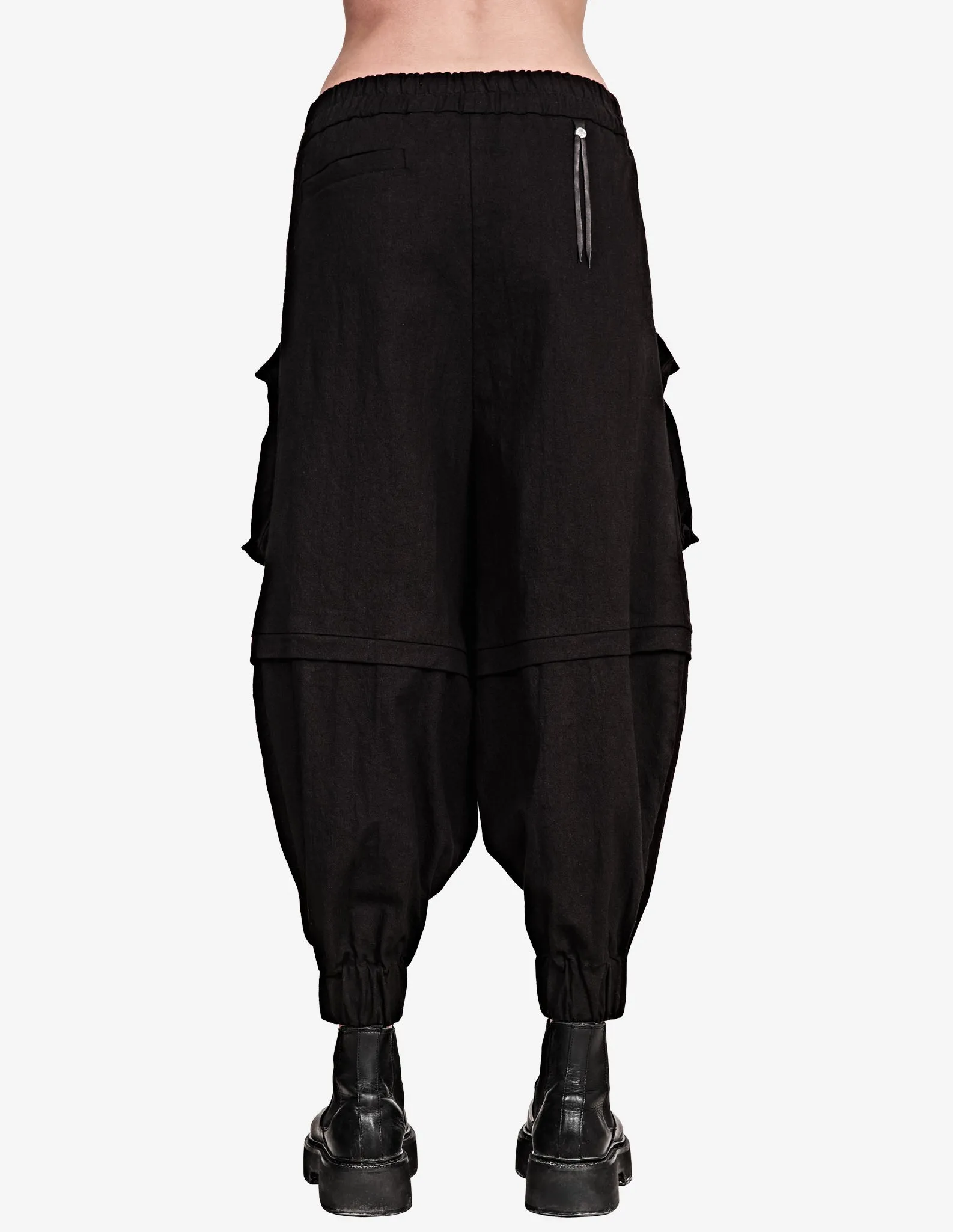 Wide-leg Cargo Pants
