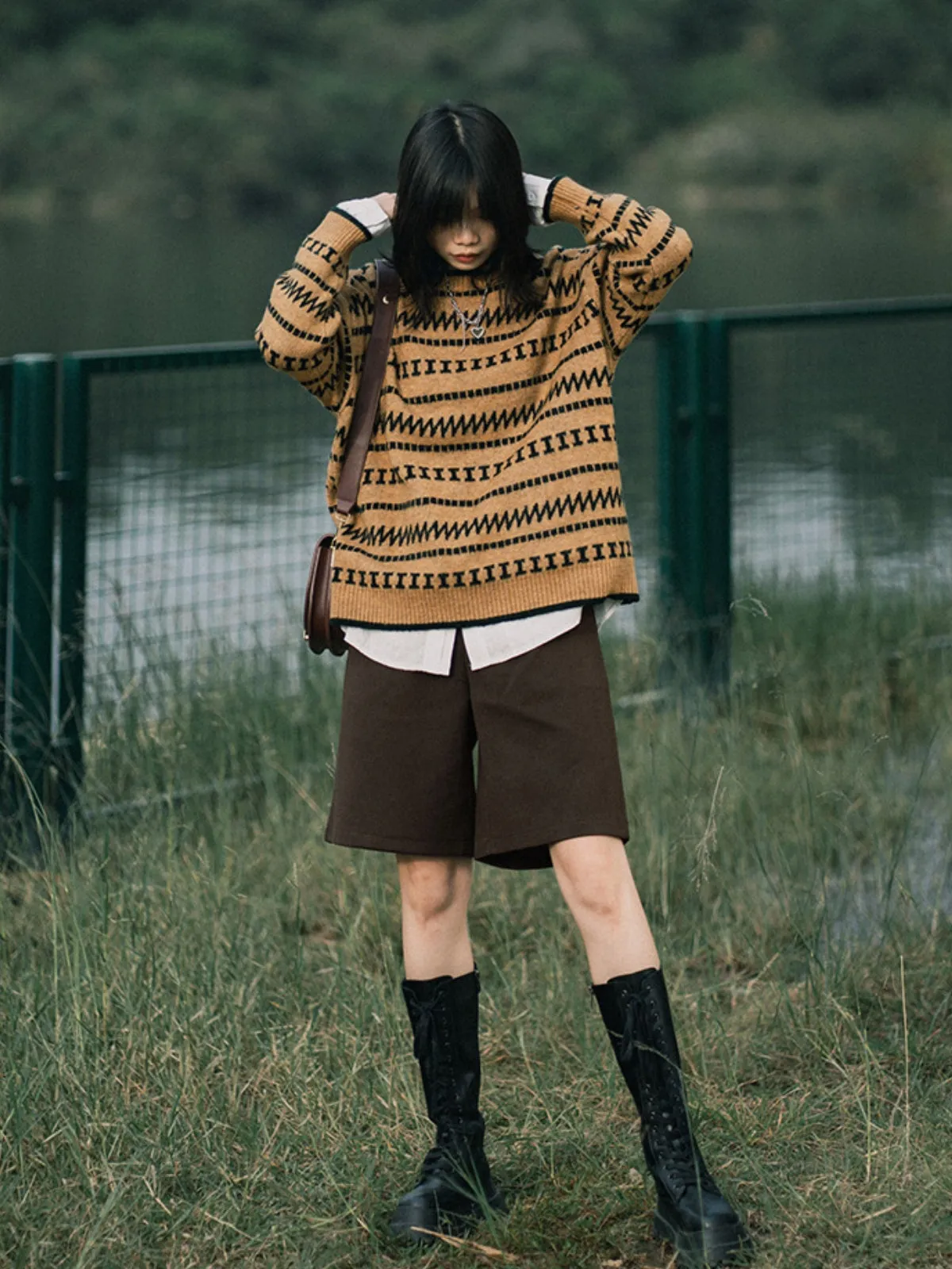 WLS Woolen Five Quarter Pants