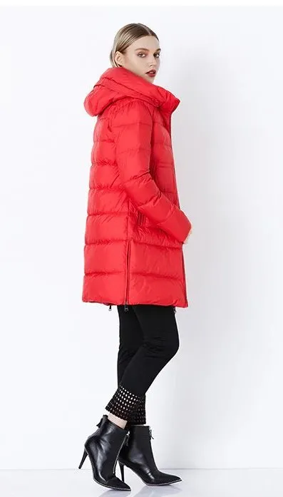 Women's Winter Thick Warm Hooded Parka